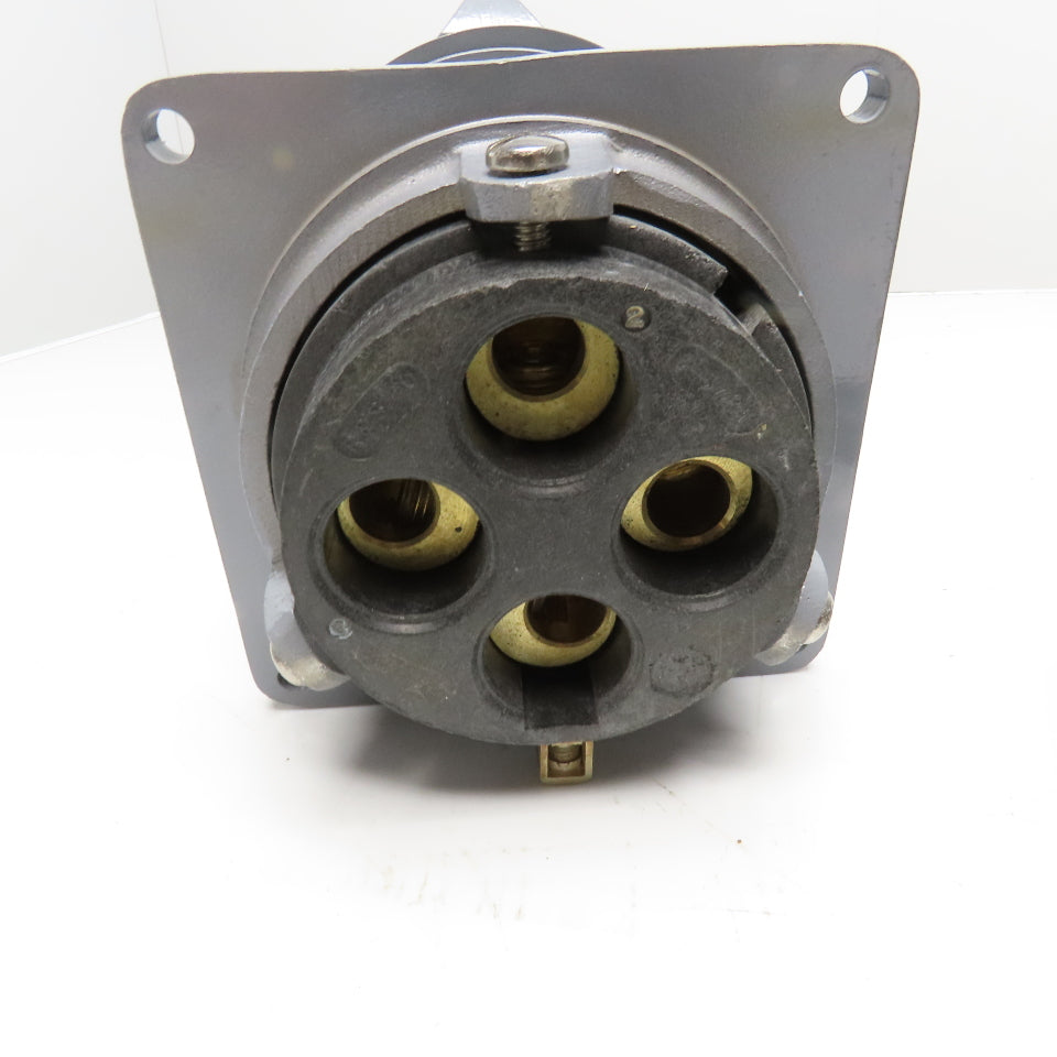 Russellstoll 7144WR 250V/600VAC 200A 4P 4W Reverse Service Receptacle
