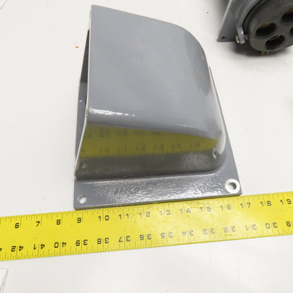 Russellstoll 7144WR 250V/600VAC 200A 4P 4W Reverse Service Receptacle