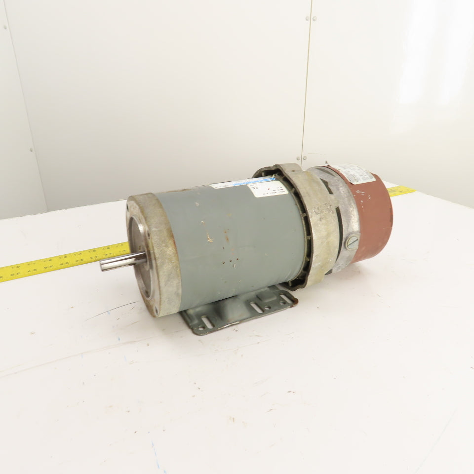 Marathon 9VL56T17F5358A 1-1/2HP Electric Motor 230/460V 1725RPM 56HC w/ Brake
