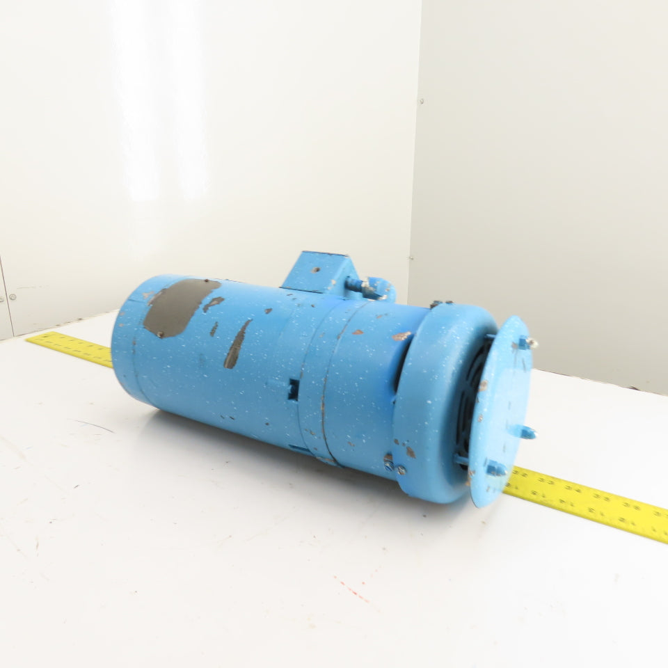 Milnor 39T015AAU/63 1.5HP Electric Motor 3Ph 200-480V 56C Frame 1725RPM W/Brake