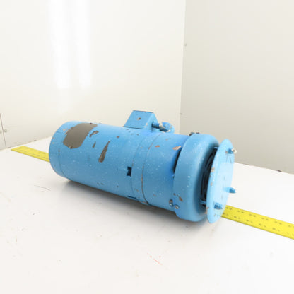 Milnor 39T015AAU/63 1.5HP Electric Motor 3Ph 200-480V 56C Frame 1725RPM W/Brake