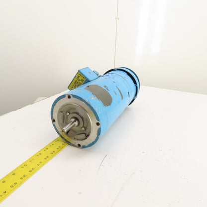 Milnor 39T015AAU/63 1.5HP Electric Motor 3Ph 200-480V 56C Frame 1725RPM W/Brake