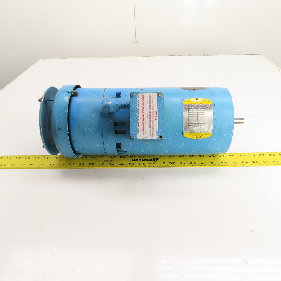 Milnor 39T015AAU/63 1.5HP Electric Motor 3Ph 200-480V 56C Frame 1725RPM W/Brake