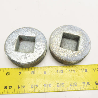 Crouse Hinds PLG8 3" Galvanized Recessed Pipe Plug Box Of 2
