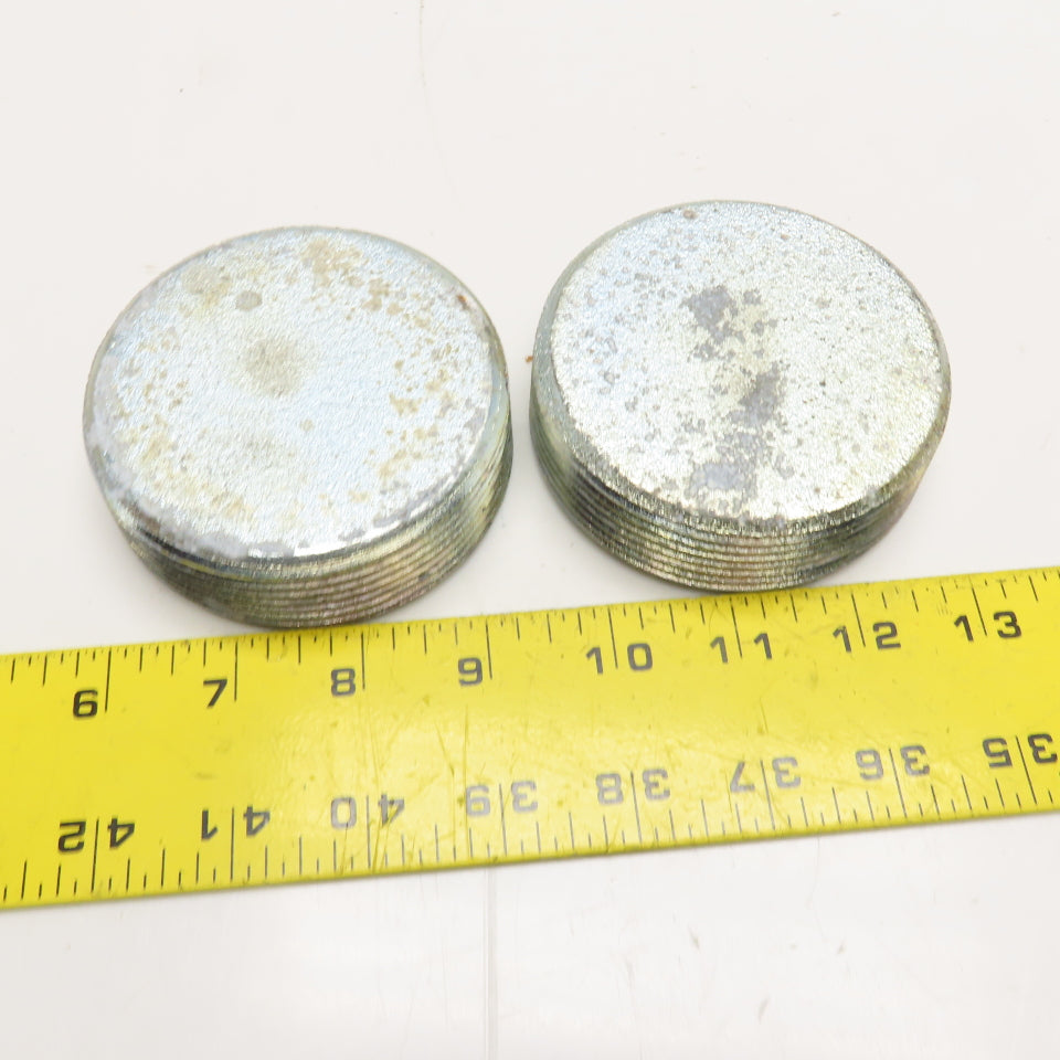 Crouse Hinds PLG8 3" Galvanized Recessed Pipe Plug Box Of 2
