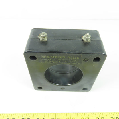 Siemens-Allis 80-601 Current Transformer 600:5A 600V 50-400Hz