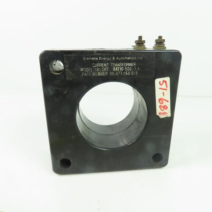 Siemens 00-873-068-019 180SHT Current Transformer Ratio 600:5 A