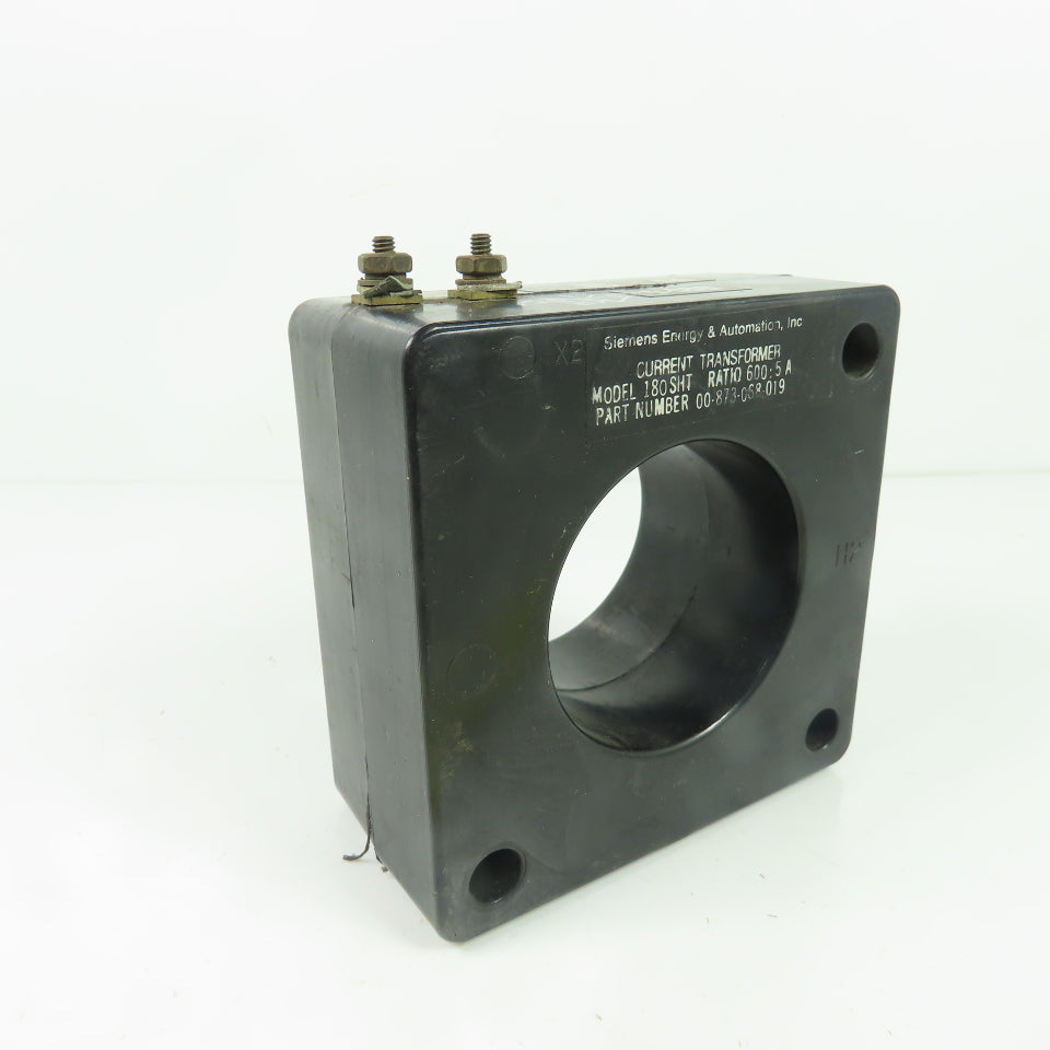 Siemens 00-873-068-019 180SHT Current Transformer Ratio 600:5 A