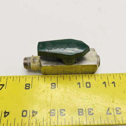 Swagelok SS-4P4T4-RT 1/4" NPT Stainless Steel Instrument Plug Valve