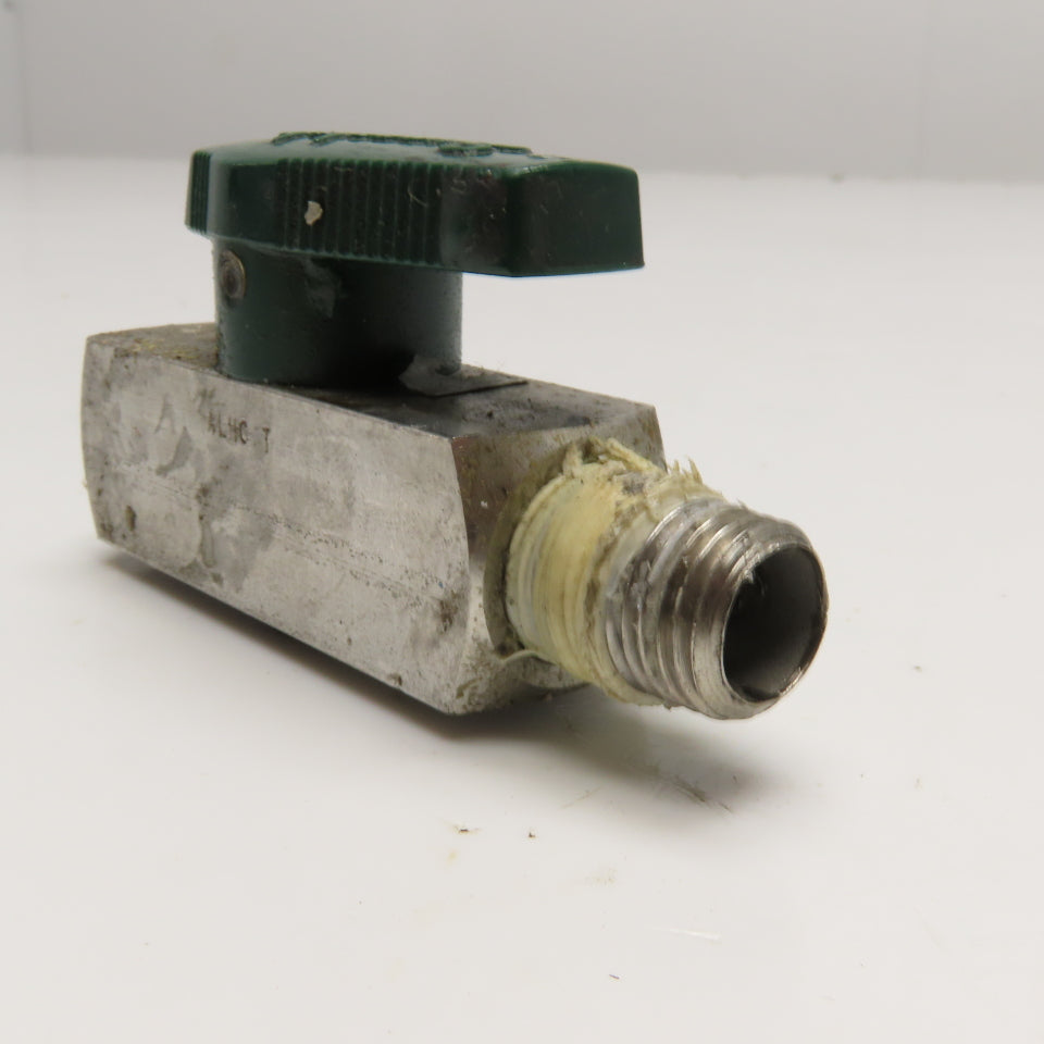 Swagelok SS-4P4T4-RT 1/4" NPT Stainless Steel Instrument Plug Valve