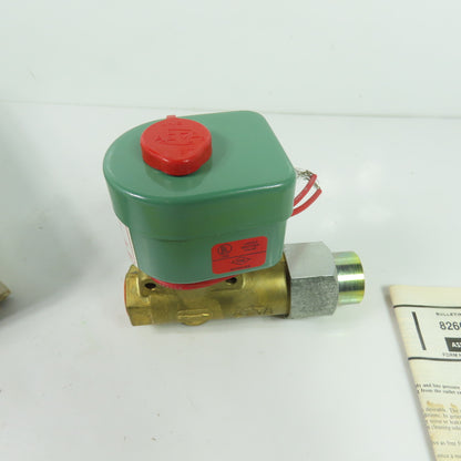ASCO 8266D53V 1/2" 2-Way Solenoid Valve 240/220V 200 PSI