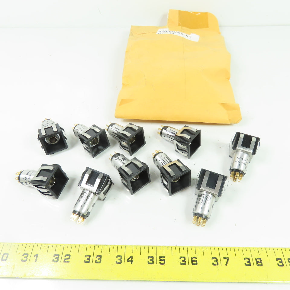 Dialight 44A393658-001 513-0311-810 Push Button Switch Bases 3A 125VAC Lot of 10