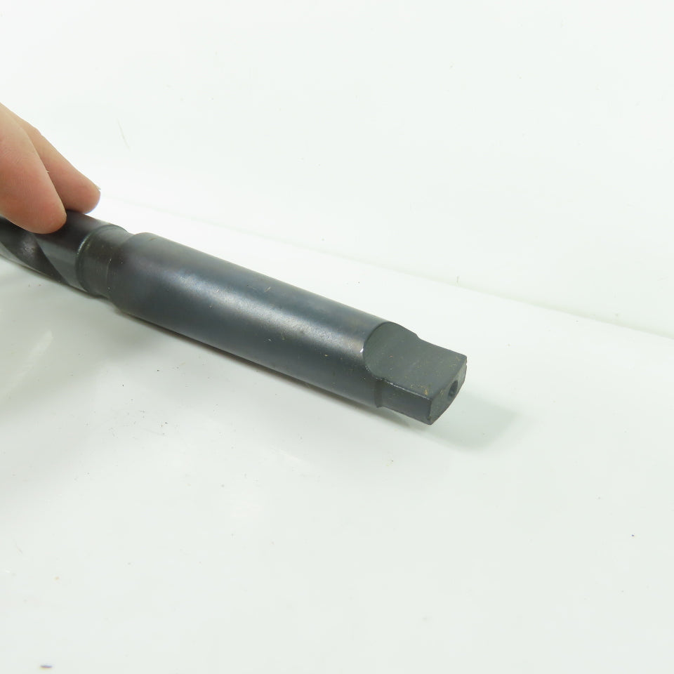 22.0 M/M 22mm HSS Morse Taper Shank Twist Drill Bit 10-7/8" OAL
