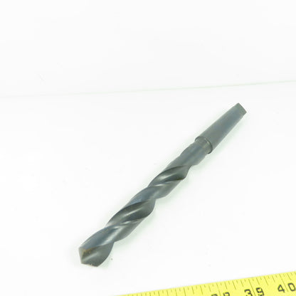 22.0 M/M 22mm HSS Morse Taper Shank Twist Drill Bit 10-7/8" OAL