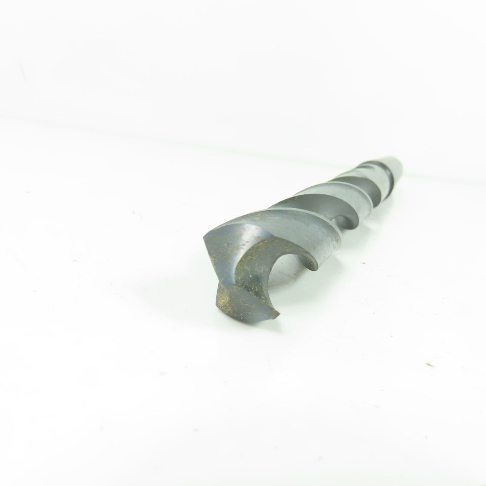 22.0 M/M 22mm HSS Morse Taper Shank Twist Drill Bit 10-7/8" OAL