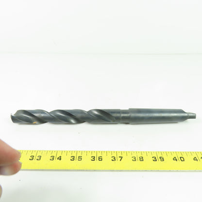 22.0 M/M 22mm HSS Morse Taper Shank Twist Drill Bit 10-7/8" OAL