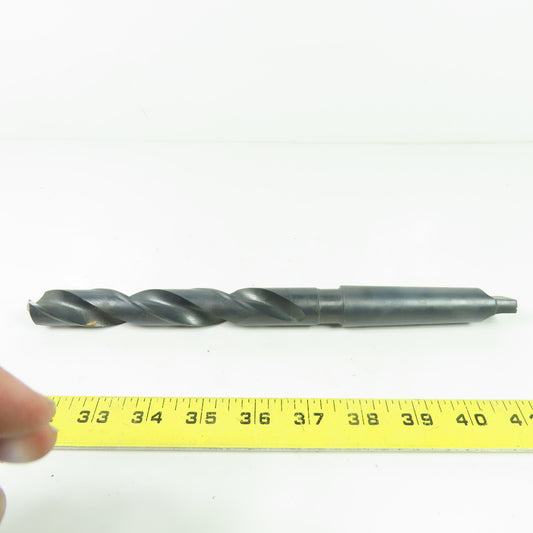 22.0 M/M 22mm HSS Morse Taper Shank Twist Drill Bit 10-7/8" OAL