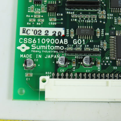 Sumitomo Heavy Industries CSS610900AB SA765510AD Servo-B Circuit Board