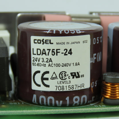Cosel LDA75F-24 Switching Power Supply 24V 3.2A Open Frame