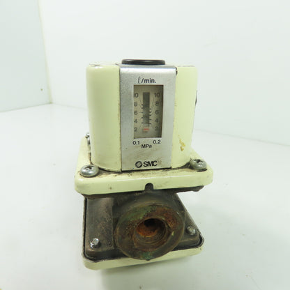 SMC IFW510-03-00 Adjustable Liquid Flow Switch 0.1-0.6MPa 20L/min