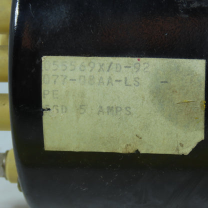 Crompton 077-08AA-LS Analog Panel Meter Ammeter 0-100A Scale (5A Input)