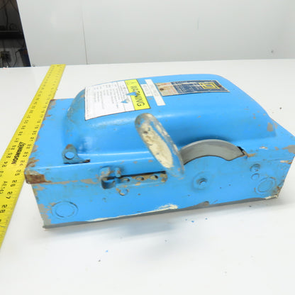 Square D 30A 3-Pole Fusible Safety Disconnect Switch 3Ph 600VAC