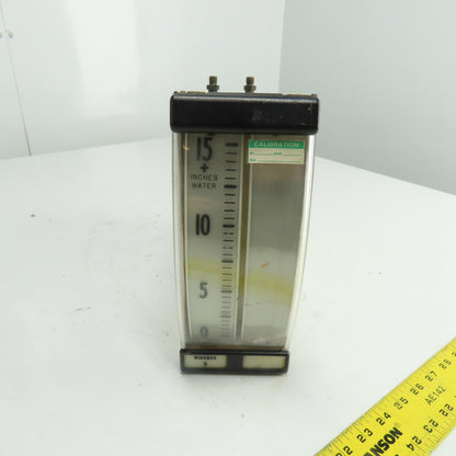 Bailey DA228W-PB100W Multipoint Indicator 0-15 Inches Water