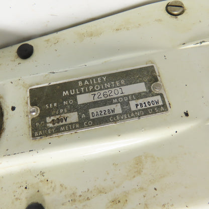 Bailey DA228W-PB100W Multipoint Indicator 0-15 Inches Water
