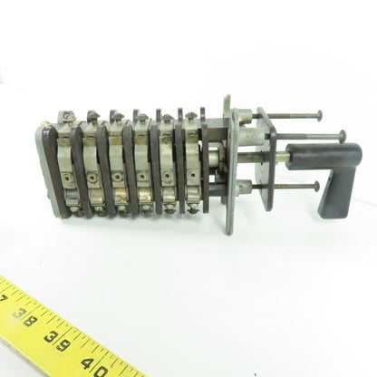 General Electric Model 6075127 G1 GEF-2357 Auxiliary Relay Rotary Switch