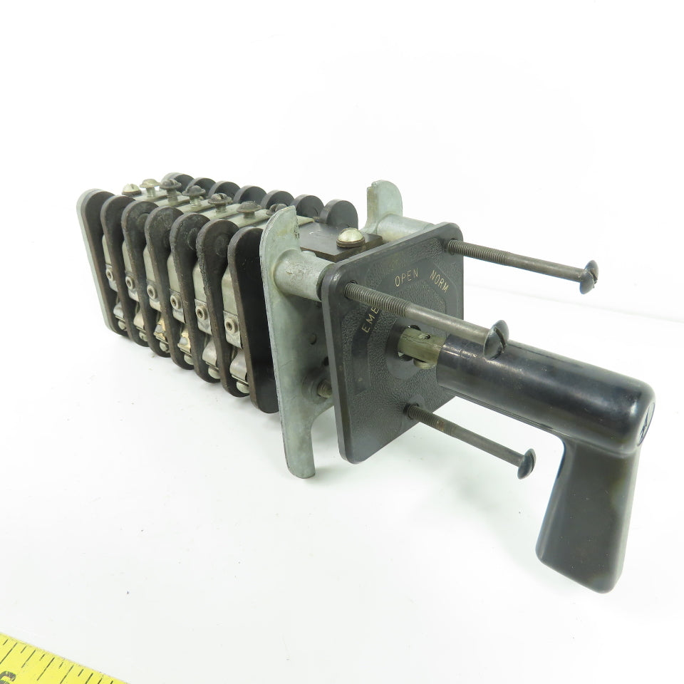 General Electric Model 6075127 G1 GEF-2357 Auxiliary Relay Rotary Switch