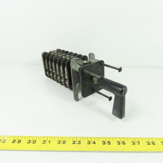 General Electric Model 6075127 G1 GEF-2357 Auxiliary Relay Rotary Switch