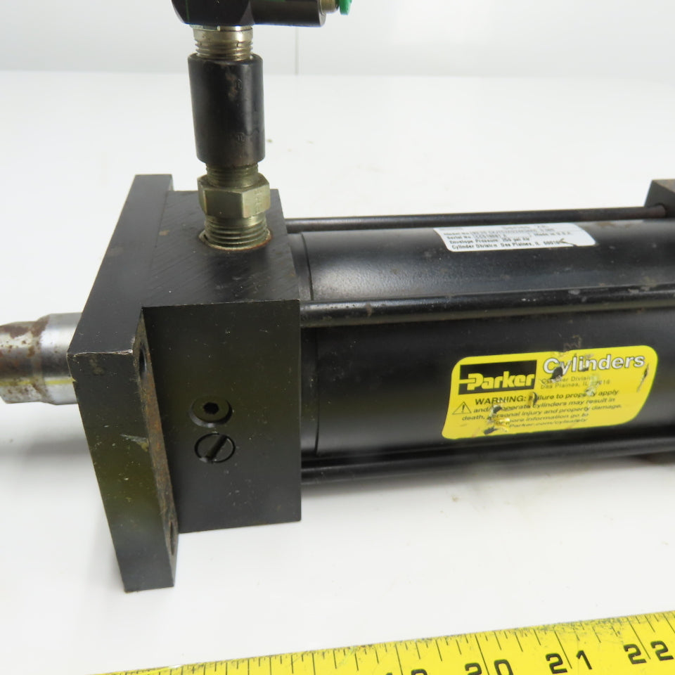 Parker 03.25 CKJTC2AU34A34AC 5.500 Air Cylinder 3.25" Bore 5.5" Stroke 250 PSI