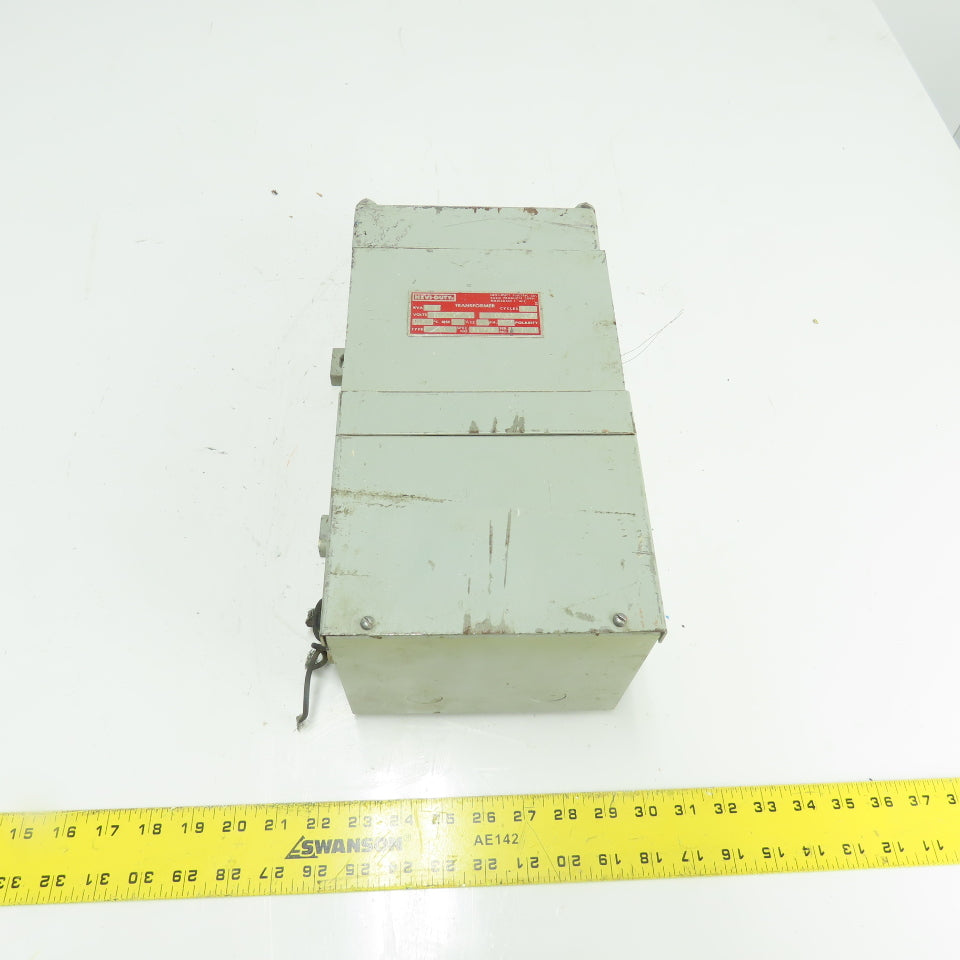 Hevi-Duty S-7F3S 3kVA 1Ph Transformer 208V to 120/240V 60Hz