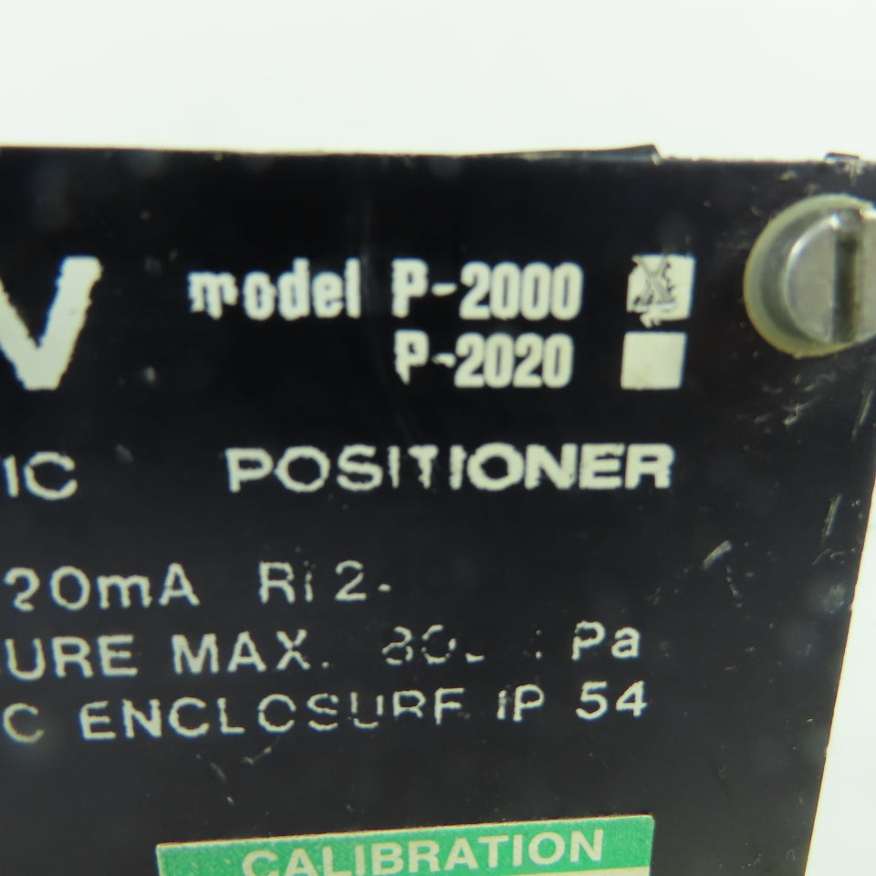 ESPE PMV P-2000 Electro-Pneumatic Positioner 4-20mA 800kPa Max