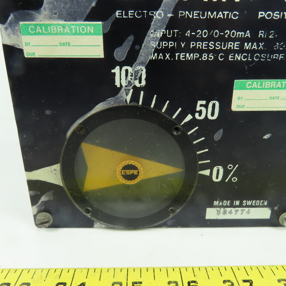 ESPE PMV P-2000 Electro-Pneumatic Positioner 4-20mA 800kPa Max