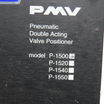 Kentrol P-1500 PMV Pneumatic Double Acting Valve Positioner 1/2" Octagonal Drive