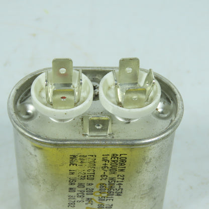 Aerovox 2714-534 N50H6601E 1uF 660VAC Oval Run Capacitor 50/60Hz Lorain