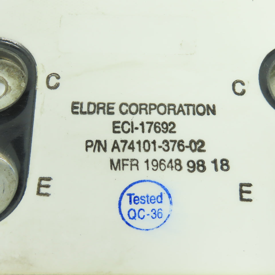 Eldre Corporation A74101-376-02 ECI-17692 Bus Bar Power Distribution Component