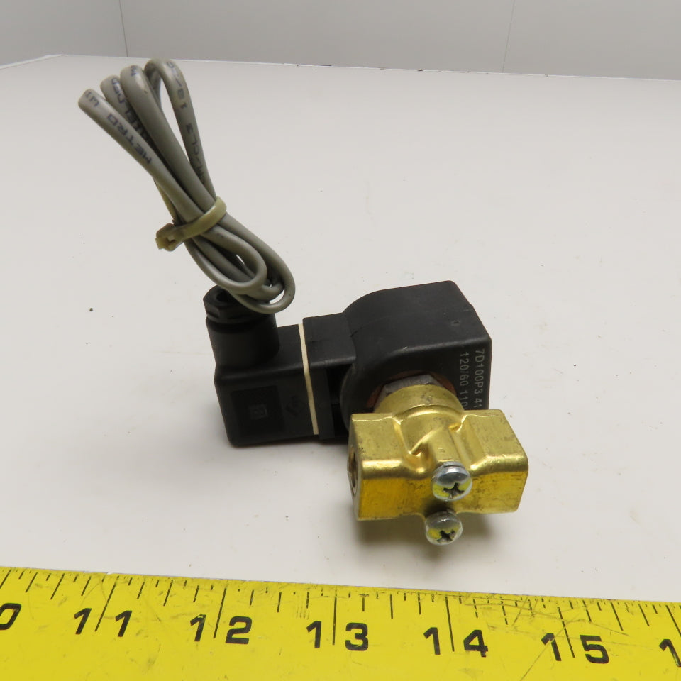 Parker 7133KBN1LVJ1 Solenoid Valve 1/4" NPT 120/110V