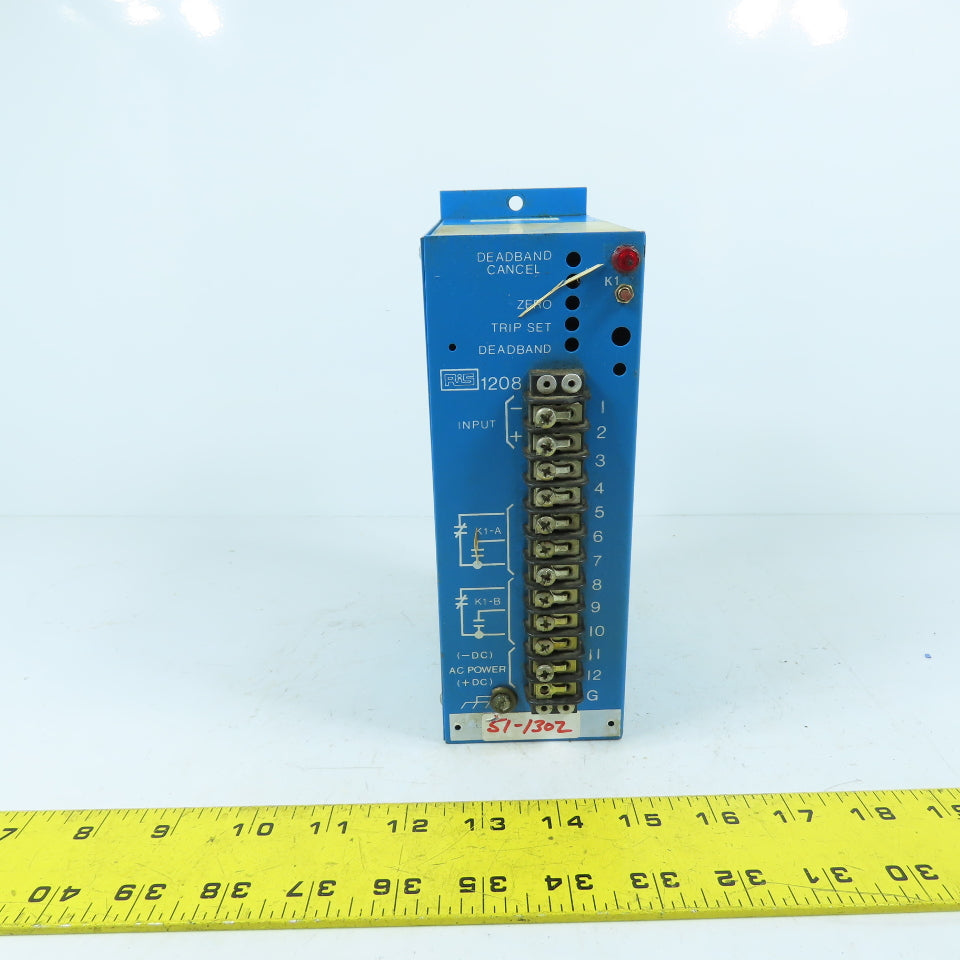 Ametek ET-1208-I Millivolt Alarm 0-50mVDC Input 24VDC Power