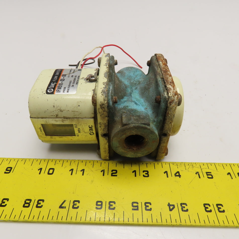SMC IFW510-03-00 3/8NPT Flow Switch 0.1-0.6MPa 125/250VAC