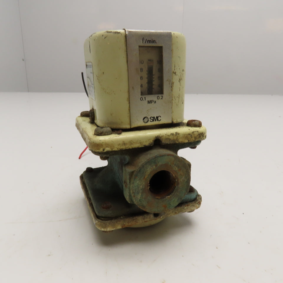 SMC IFW510-03-00 3/8NPT Flow Switch 0.1-0.6MPa 125/250VAC
