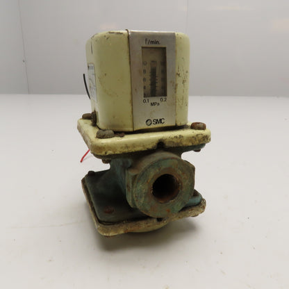 SMC IFW510-03-00 3/8NPT Flow Switch 0.1-0.6MPa 125/250VAC