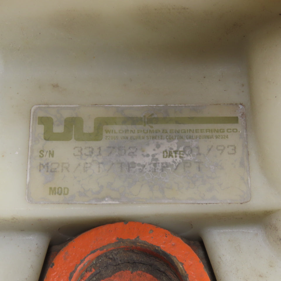 Wilden M2R/PT/TF/PBN/PT Air Operated Double Diaphragm Pump 1" Ports