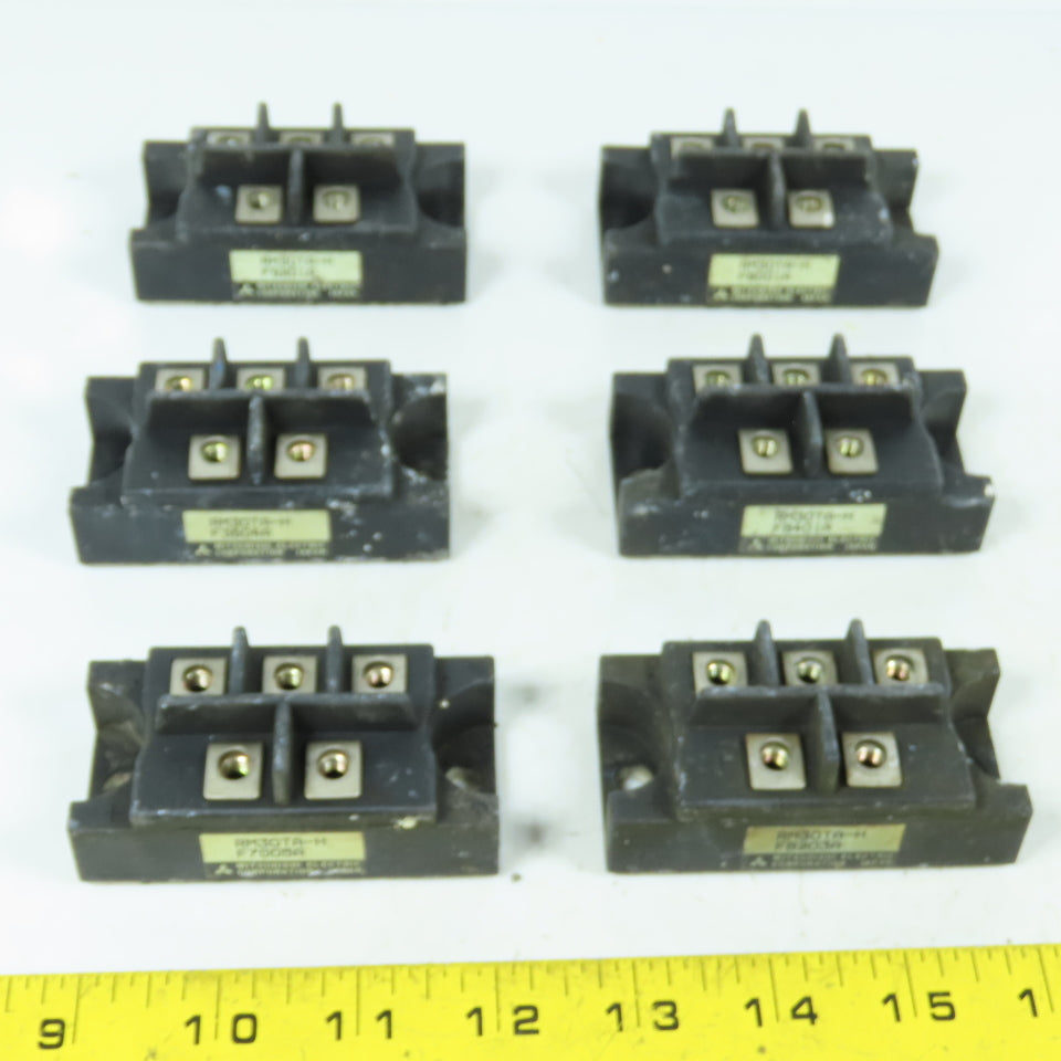 Mitsubishi Electric RM30TA-H 3-Phase Diode Bridge Rectifier Module 800V Lot Of 6