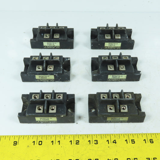 Mitsubishi Electric RM30TA-H 3-Phase Diode Bridge Rectifier Module 800V Lot Of 6
