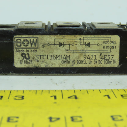 International Rectifier STT136M14M SCR Thyristor Power Module 136A 1400V