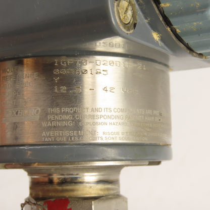 Foxboro IGP10-D20D1F-Z1 Gauge Pressure Transmitter 200-300 PSI 316L Flange