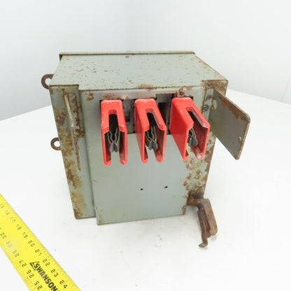 General Electric FVK361R 30A Fusible Flex-A-Plug Bus Disconnect Switch 3Ph 600V