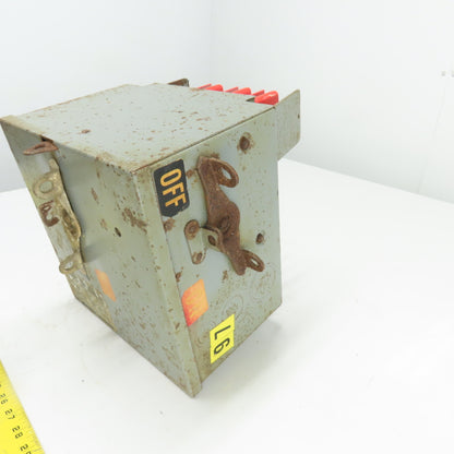 General Electric FVK361R 30A Fusible Flex-A-Plug Bus Disconnect Switch 3Ph 600V